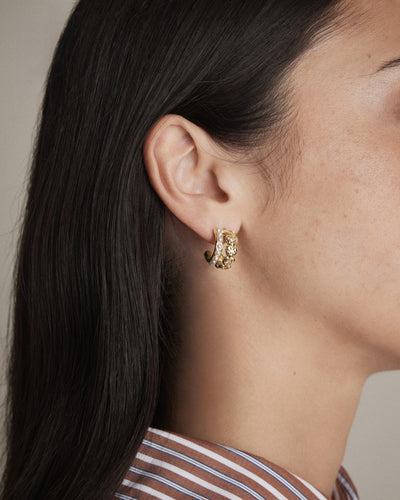 Westlyn Heart Duo Hoop Earrings - Gold