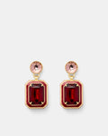 Legacy Drop Earrings - Bordeaux