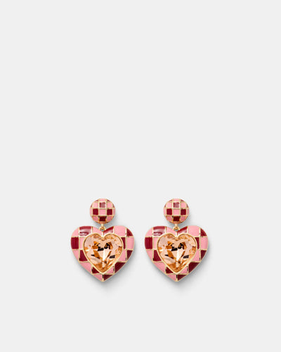 Dylan Dop Earrings - Rose