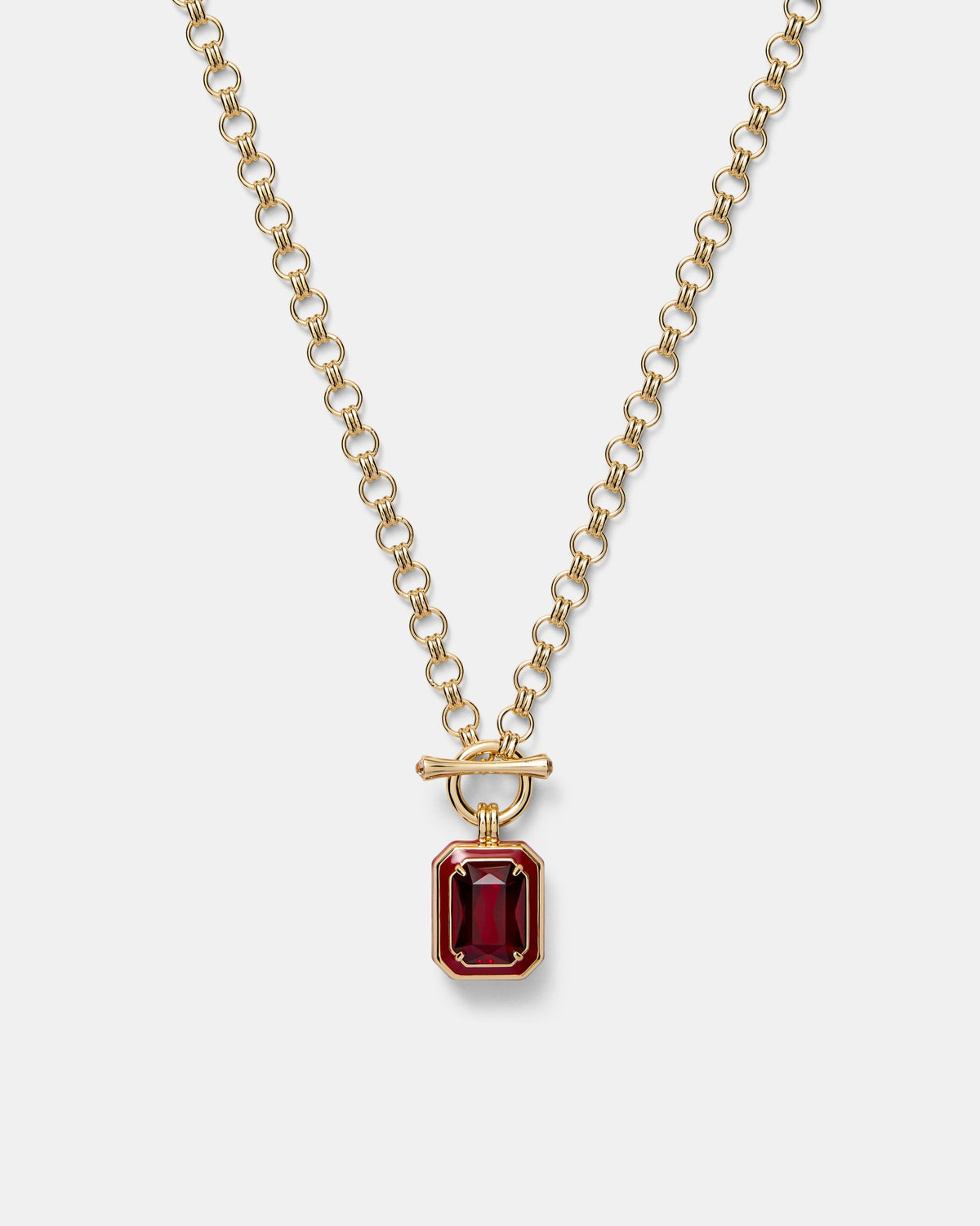 Legacy Long Necklace - Bordeaux