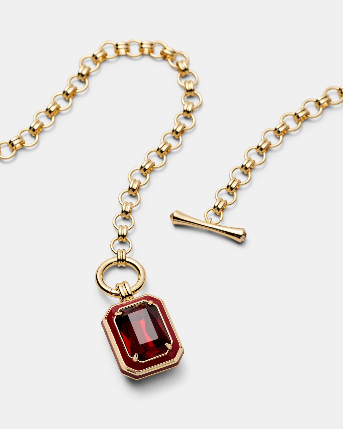 Legacy Long Necklace - Bordeaux