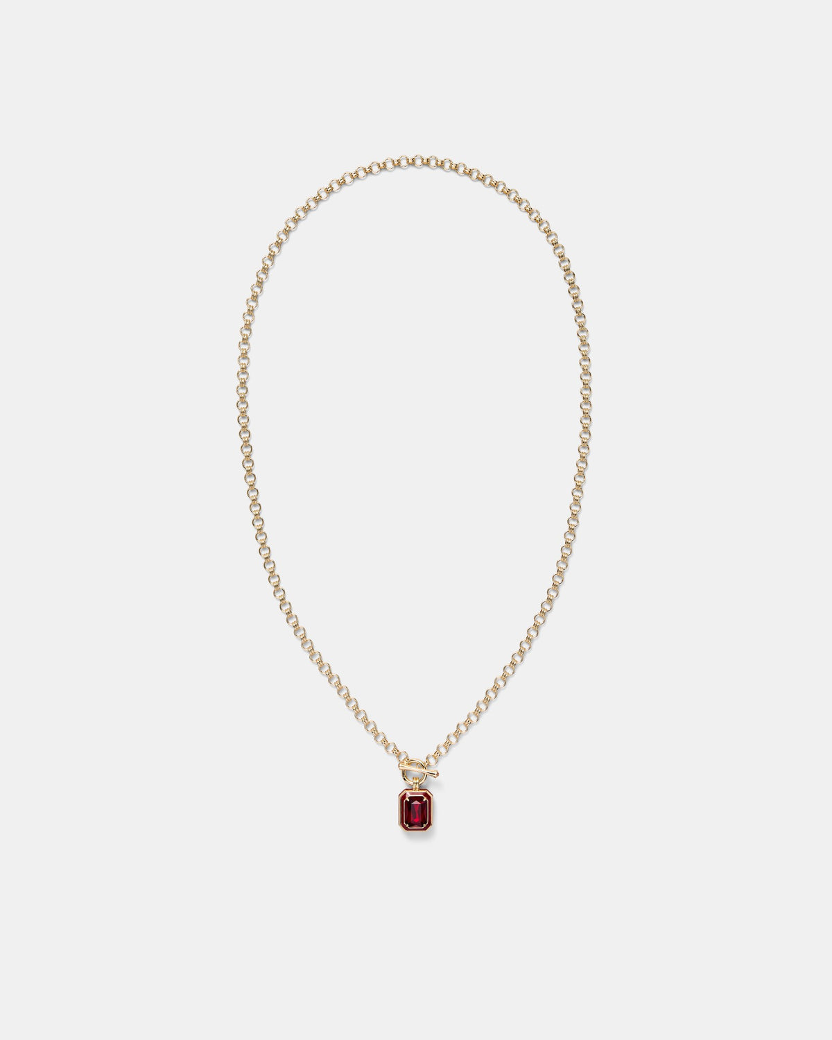 Legacy Long Necklace - Bordeaux