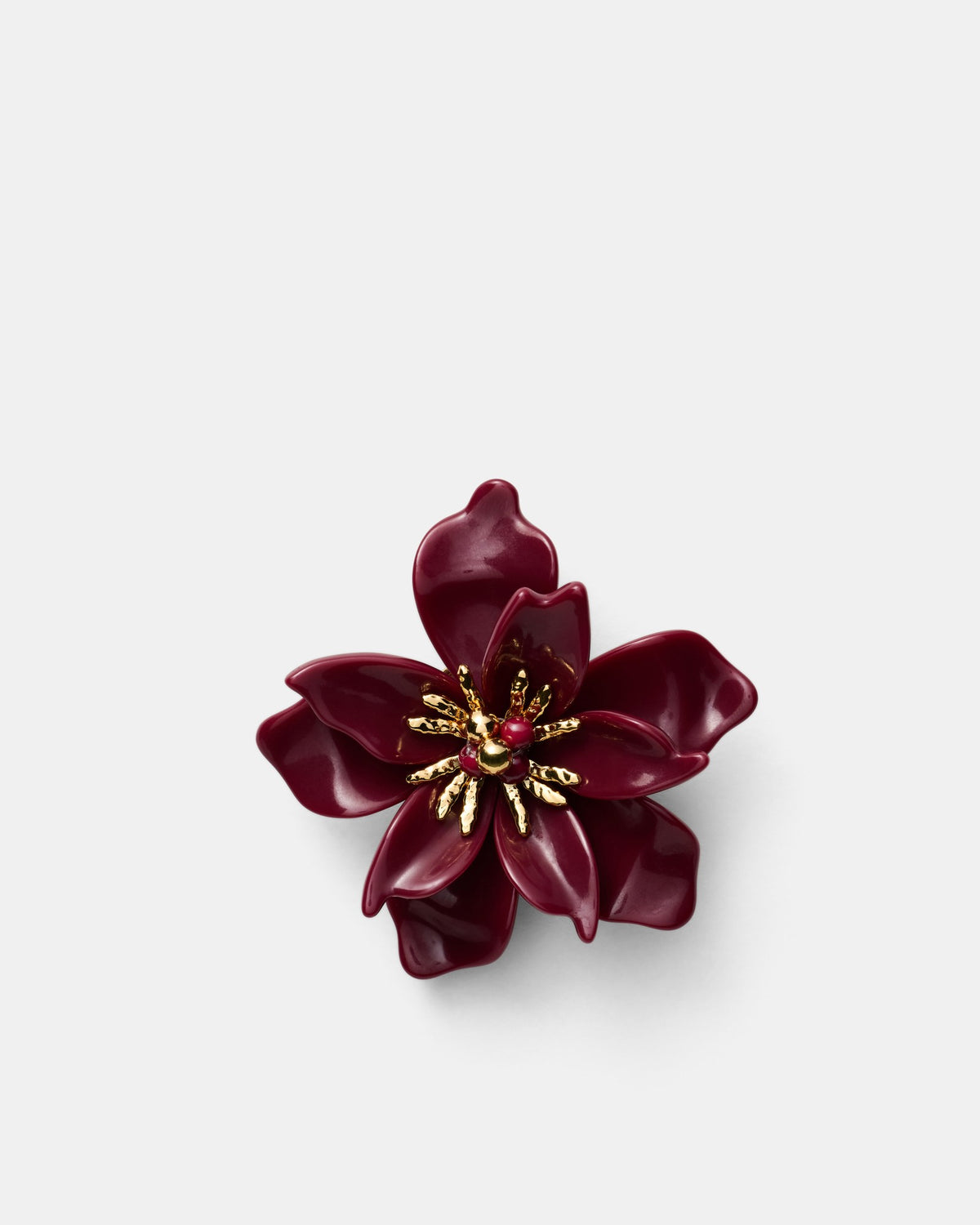 Vienne Brooch - Bordeaux