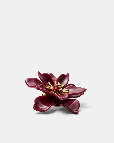 Vienne Brooch - Bordeaux