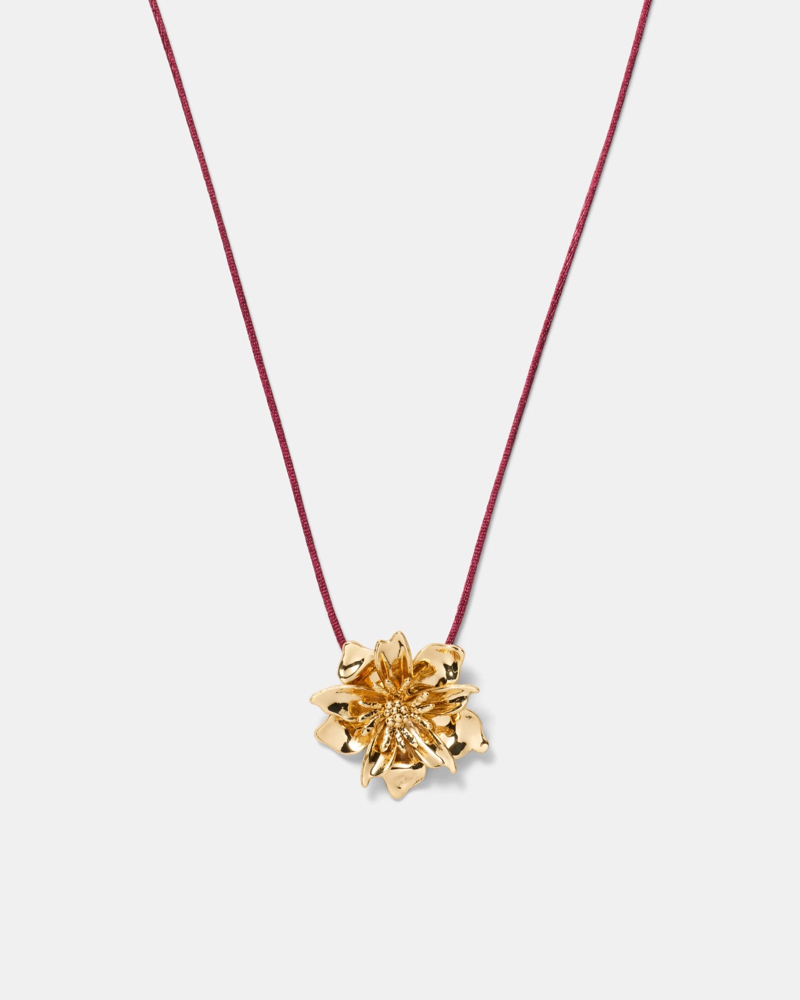 Vienne Cord Necklace - Bordeaux