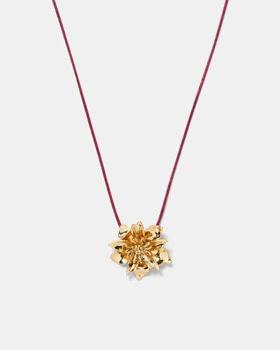 Vienne Cord Necklace - Bordeaux