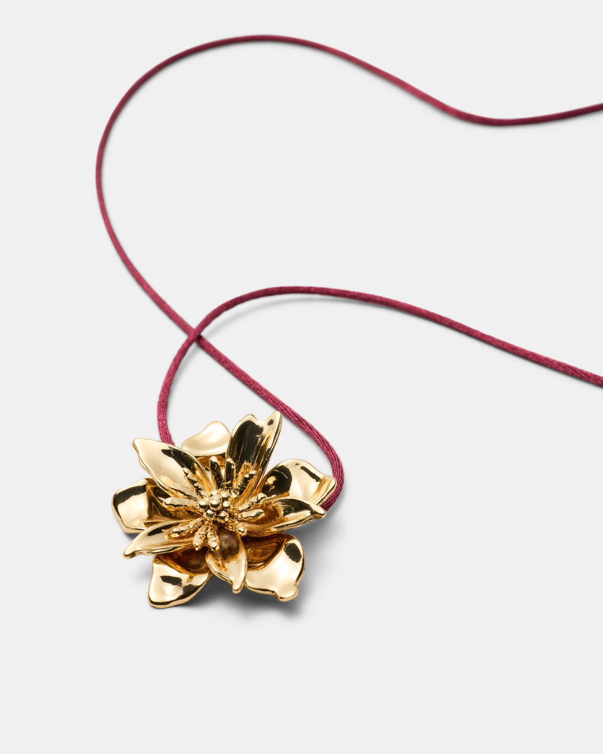 Vienne Cord Necklace - Bordeaux
