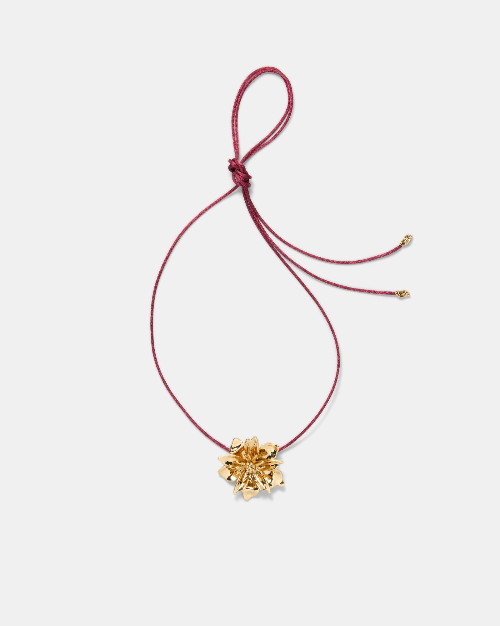 Vienne Cord Necklace - Bordeaux