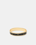 Enamour Wide Bangle - Black
