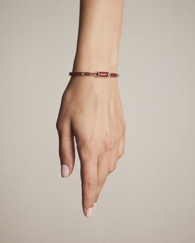 Enamour Bangle - Bordeaux