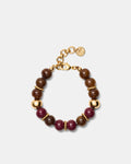 Vienne Bead Bracelet - Bordeaux
