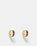 Enamour Huggie Earrings - Black