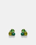 Goddess Stud Earrings - Malachite