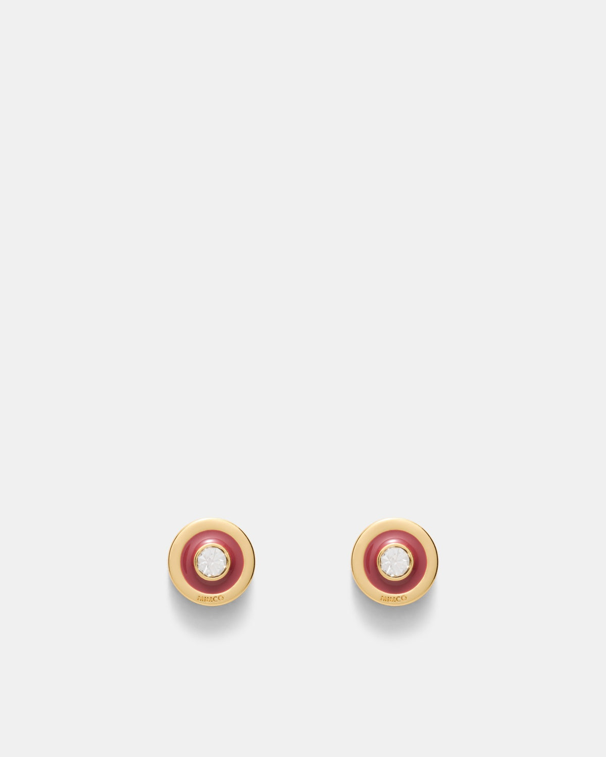 Charmed Stud Earrings - Bordeaux
