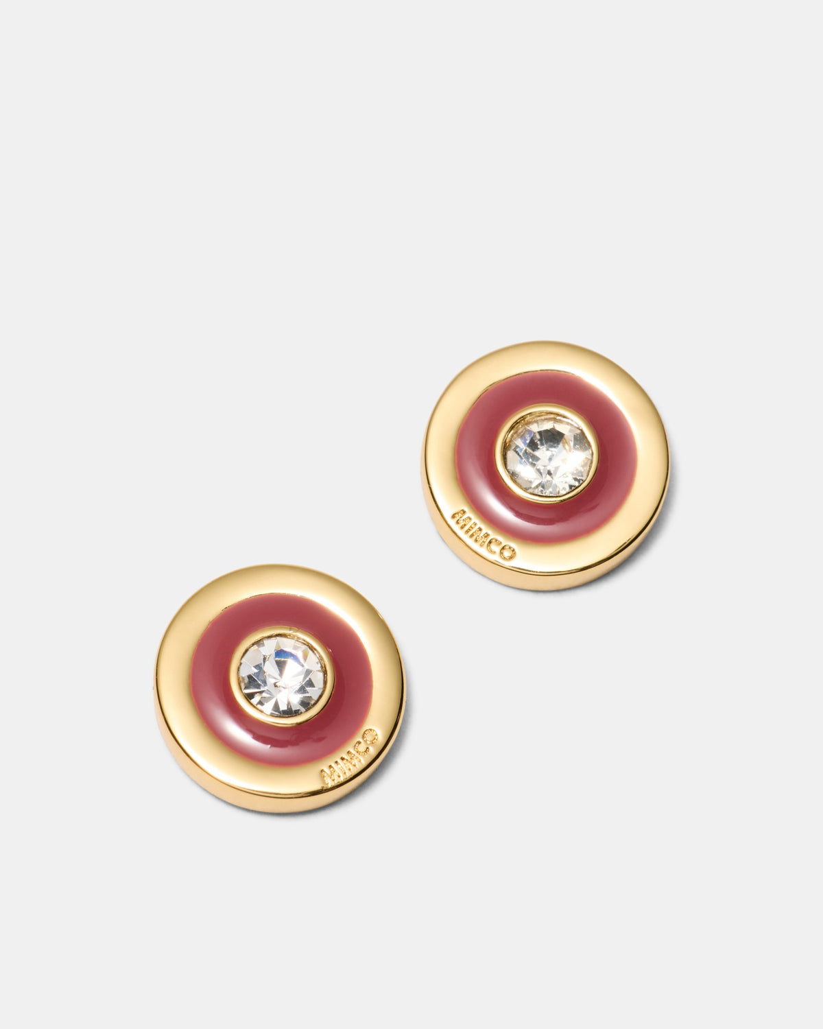 Charmed Stud Earrings - Bordeaux