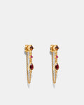 Allurement Earrings - Bordeaux