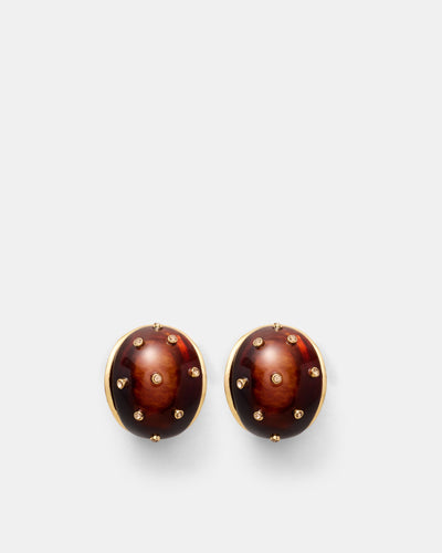 Zarela Earrings - TOFFEE