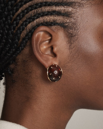 Zarela Earrings - TOFFEE