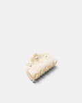 Marguerite Large Claw Clip - Pearl