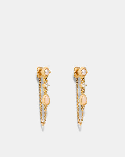 Allurement Earrings - Pearl