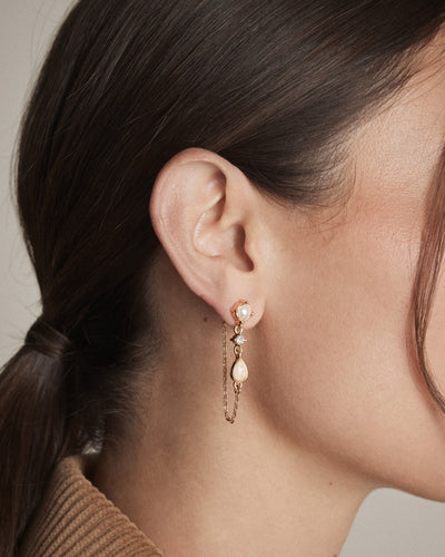Allurement Earrings - Pearl