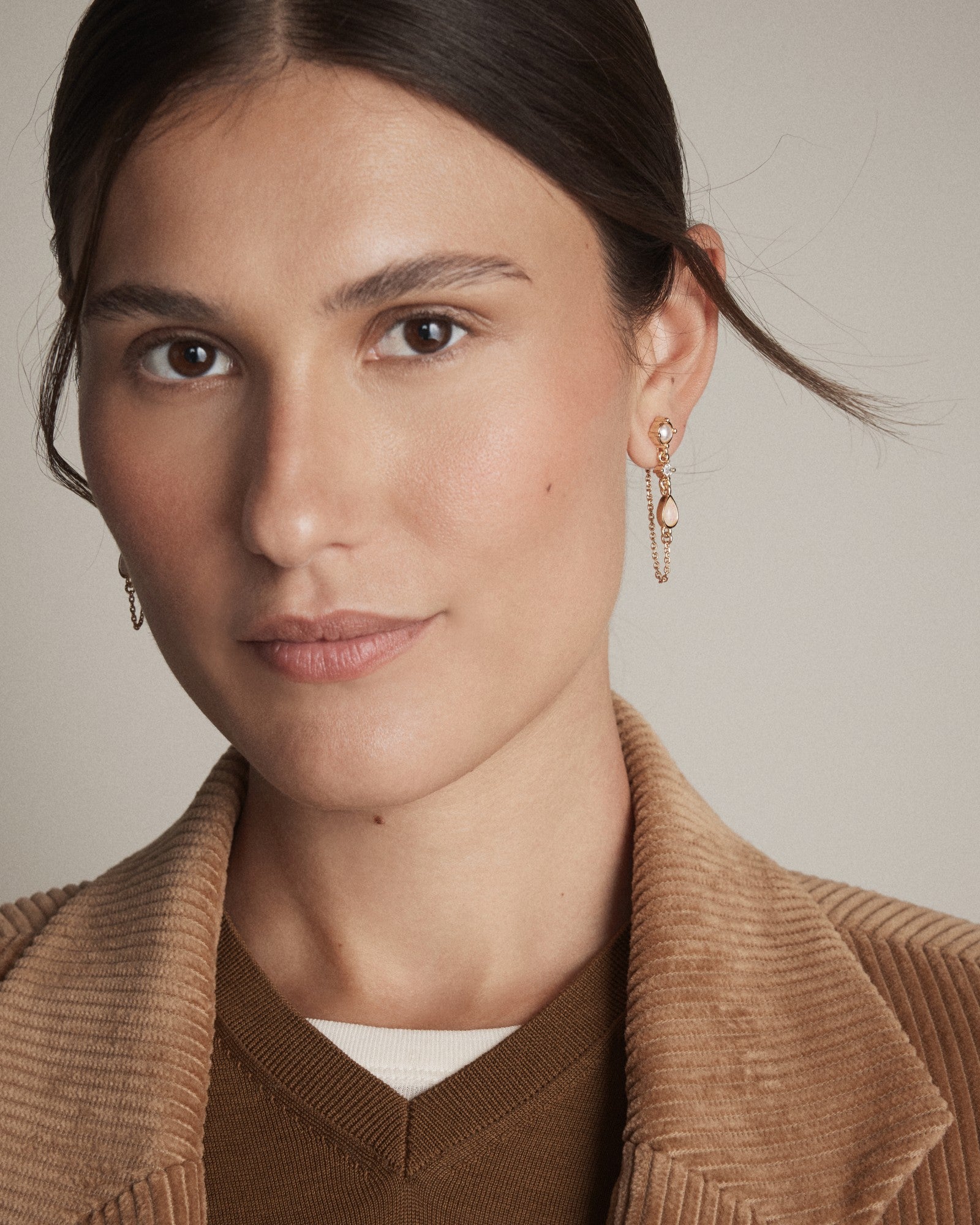 Allurement Earrings - Pearl