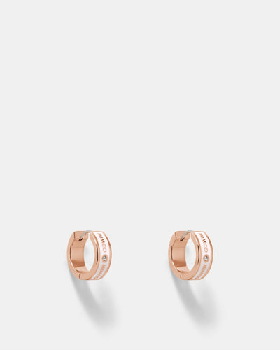 Enamour Huggie Earrings - Vanilla