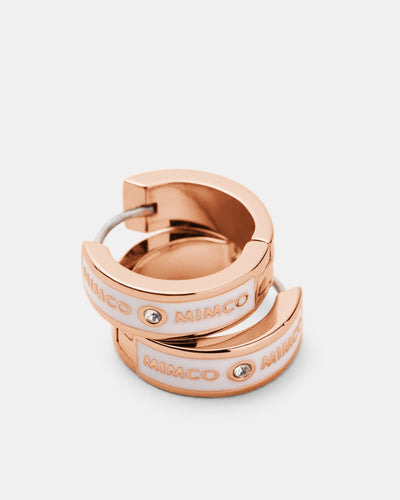 Enamour Huggie Earrings - Vanilla
