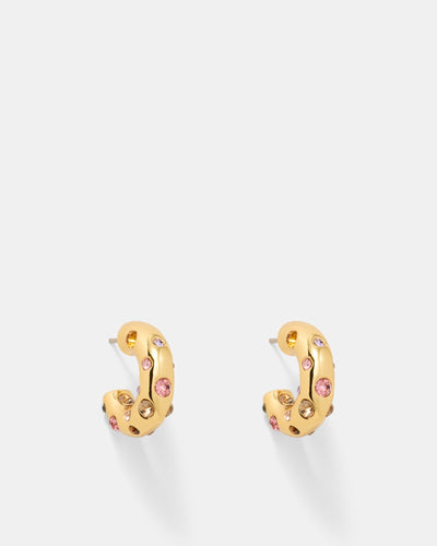Tierra Hoop Earrings - Multicolour
