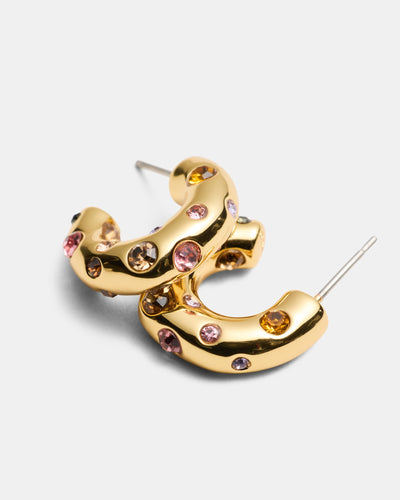 Tierra Hoop Earrings - Multicolour