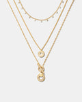 Signatura Trio Necklace - Gold