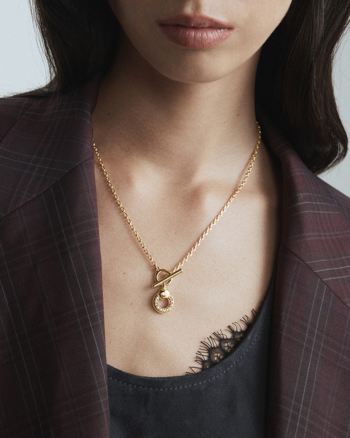 Signatura Trio Necklace - Gold