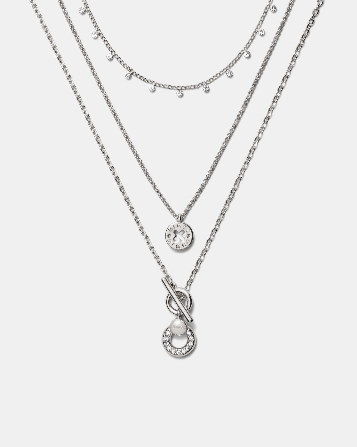 Signatura Trio Necklace - Silver