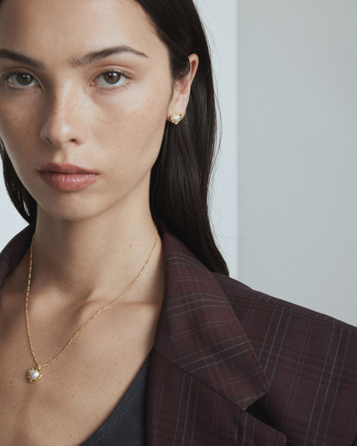 Maybelle Necklace Earrings Set - Gold