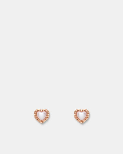 Maybelle Necklace Earrings Set - Rose Gold