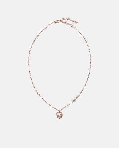 Maybelle Necklace Earrings Set - Rose Gold