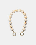 Lady M Bag Necklace - Cream