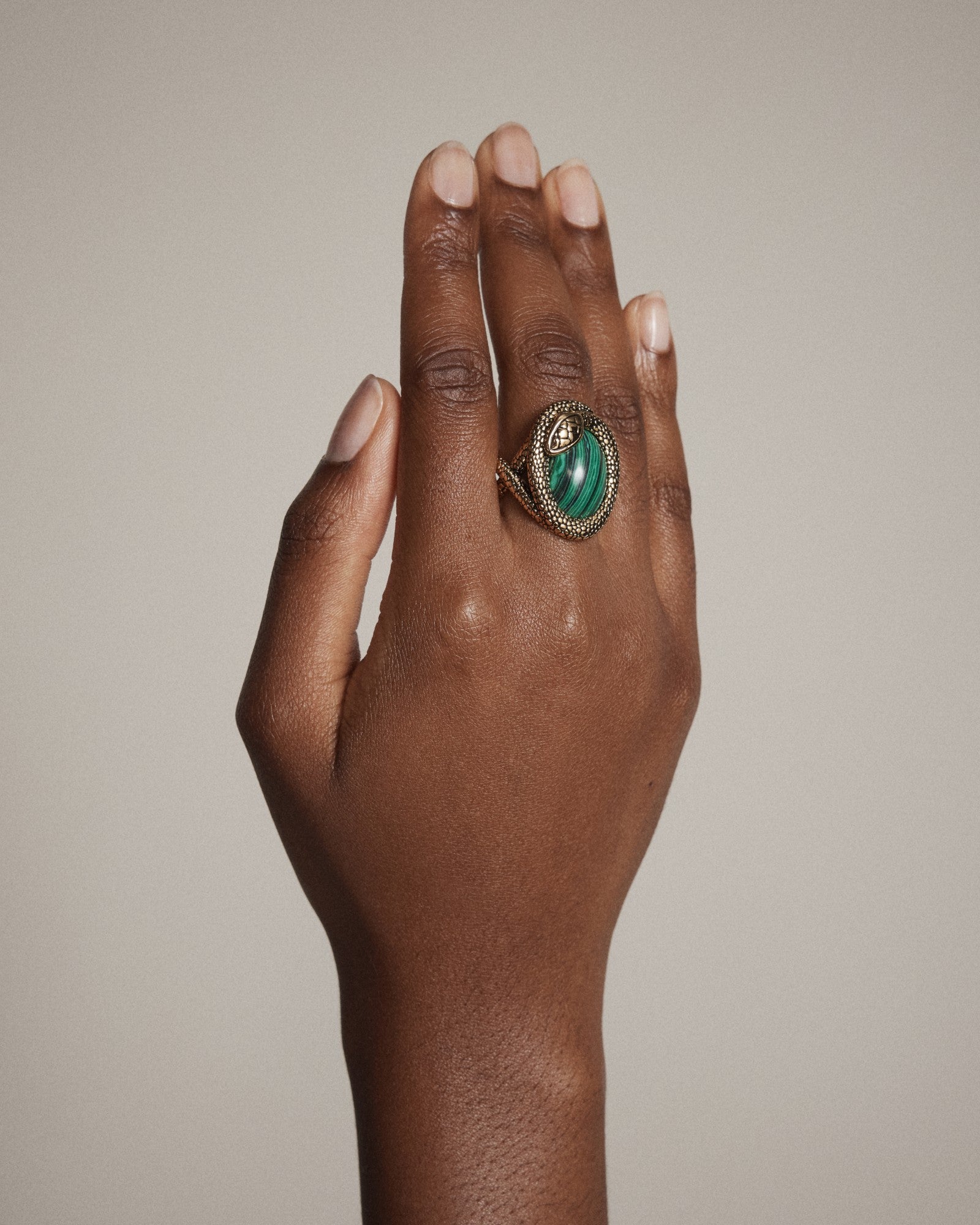 Serpentina Ring - Malachite