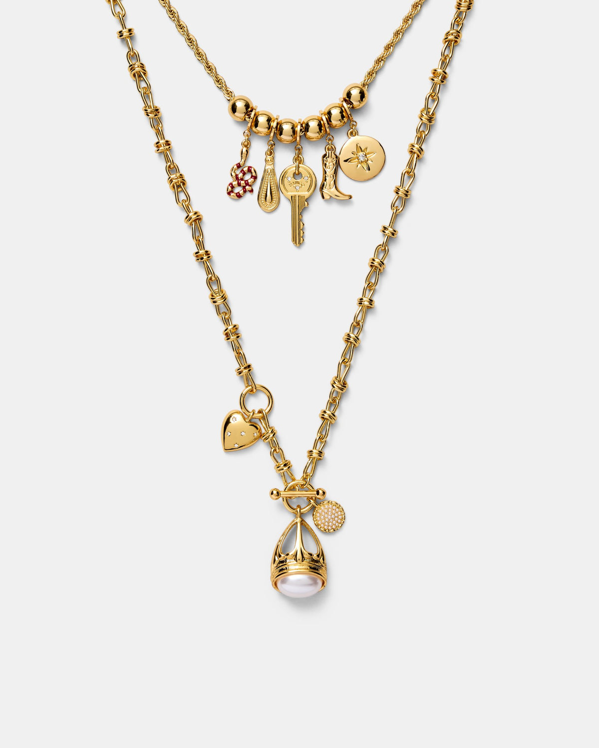 Westlyn Duo Necklace - Gold