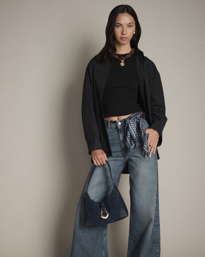 Shield Shoulder Bag - Navy