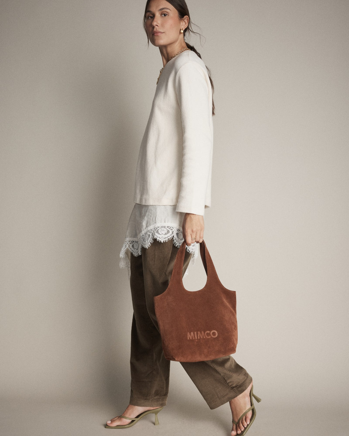 Brittany Mini Tote Bag - TOFFEE