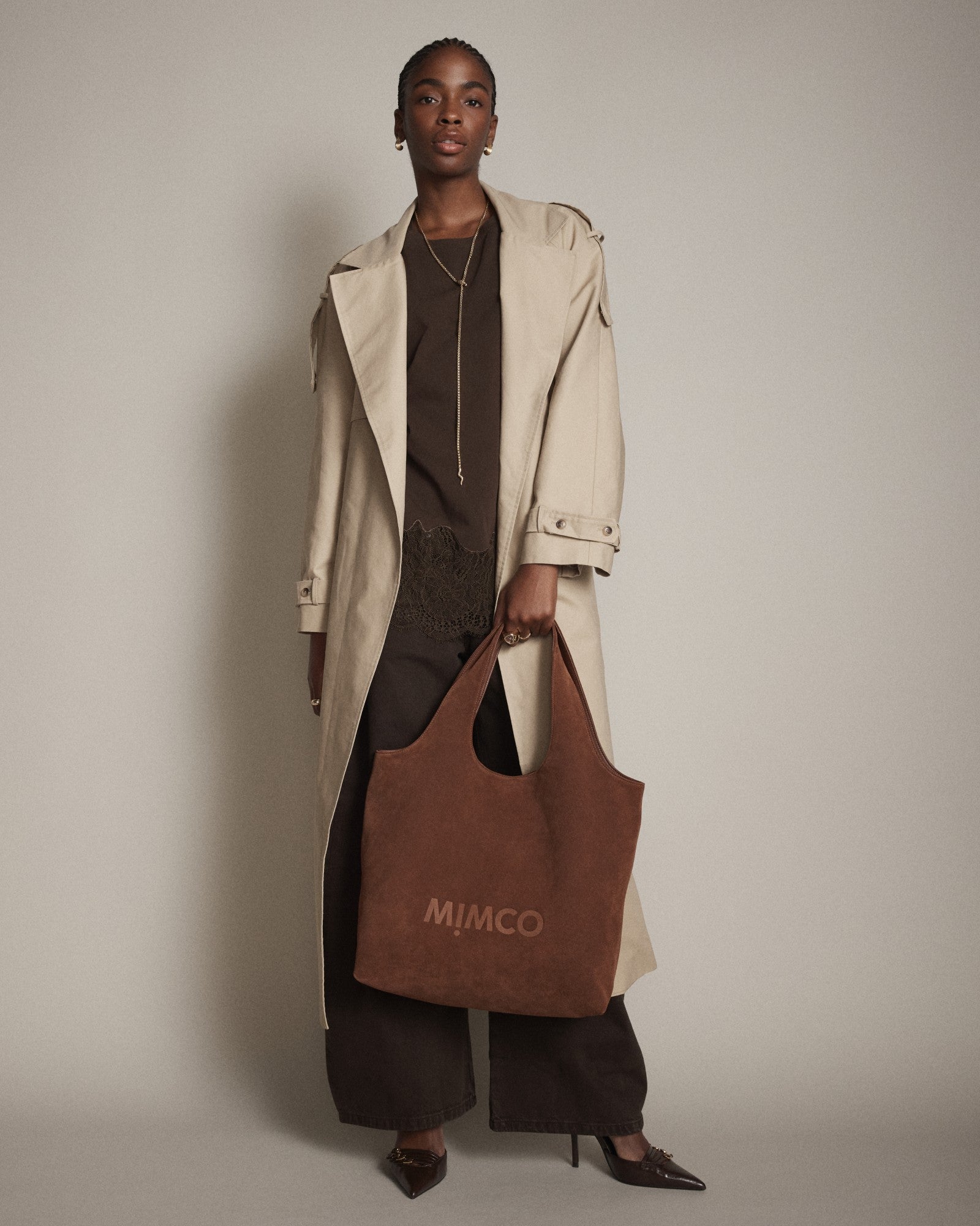 Brittany Tote Bag - TOFFEE