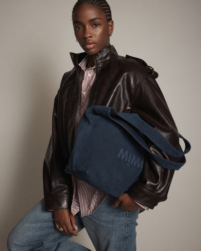 Brittany Tote Bag - Navy