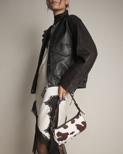 Cove Slim Shoulder Bag - Animal Print