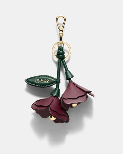 Flower Charm - Merlot