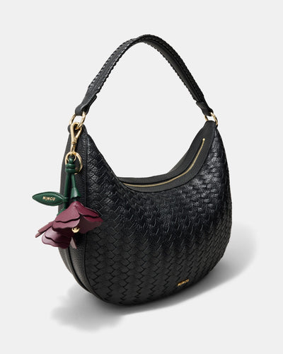 Flower Charm - Merlot