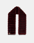 Dylan Faux Fur Scarf - Bordeaux