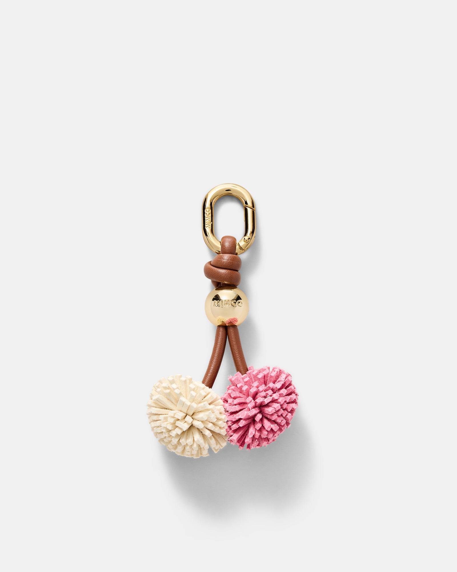 Mini Pom Pom Charm - Pink Salt