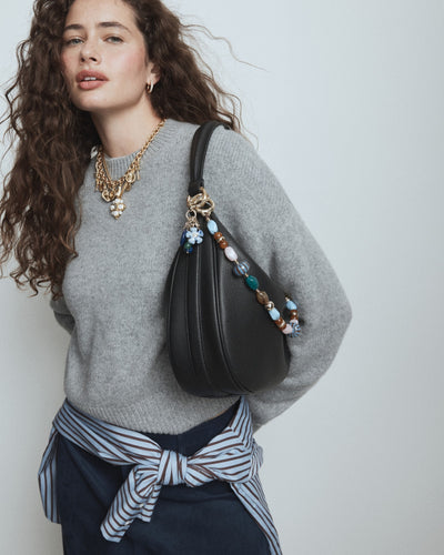 Luna Crescent Bag - Black