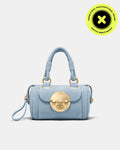 Turnlock Bowler Grab Crossbody Bag - Cornflower